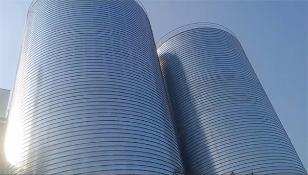 江干2座混凝土高架卷板仓